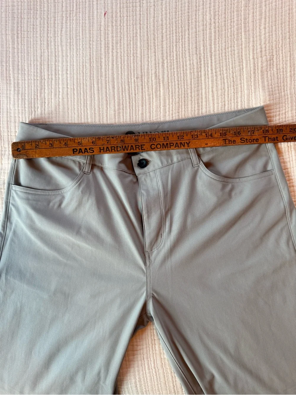 Vuori Men's 36x32 Light Blue-Gray Performance Chinos
